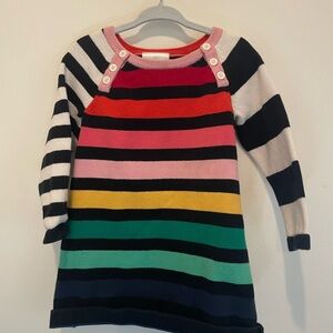 Hanna Andersson Colorful Striped Kids Sweater